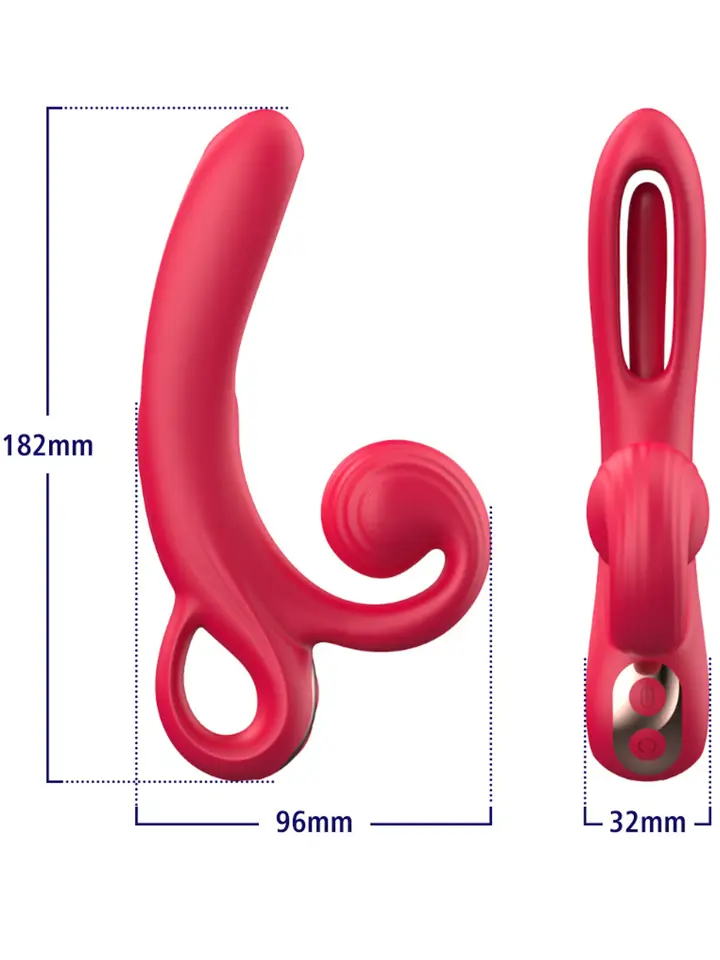 Vibrator mit Zungen- & Klitorisstimulation - Klitoris-Stimulator 3