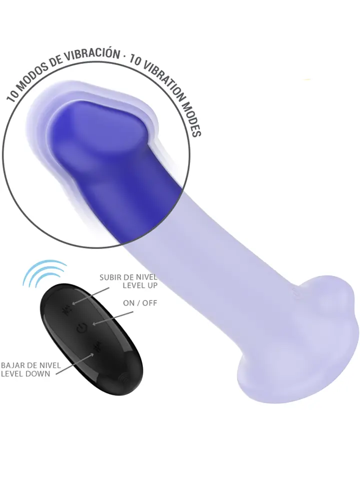 Victoria Vibrator 10 Modes Remote Control - Vibrating dildo 6
