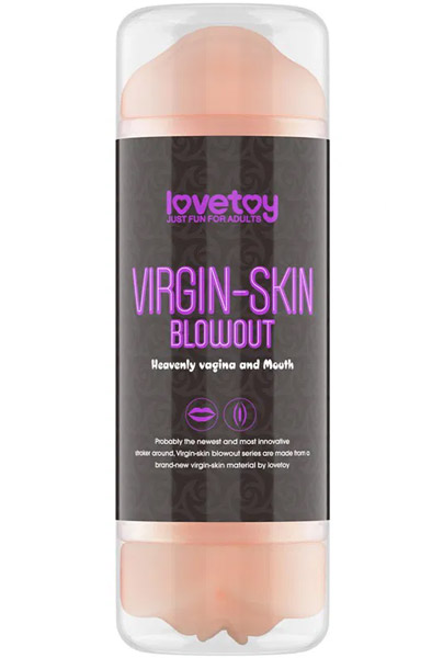 Virgin-Skin Double Blowout Vagina & Mouth - Stroker 1