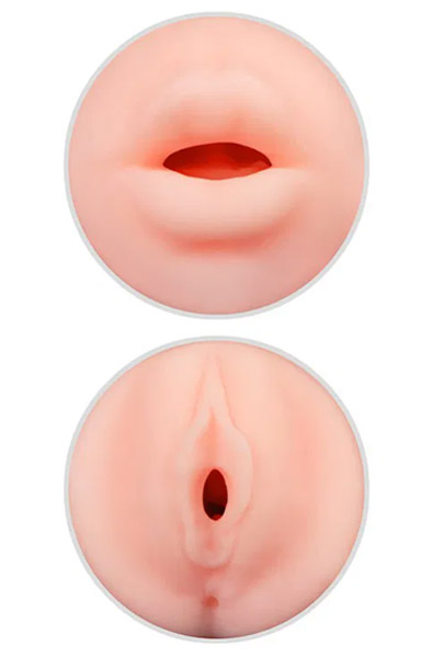 Virgin-Skin Double Blowout Vagina & Mouth - Stroker 2