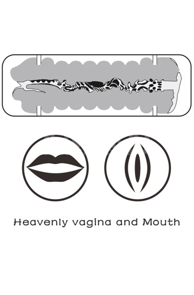 Virgin-Skin Double Blowout Vagina & Mouth - Stroker 6