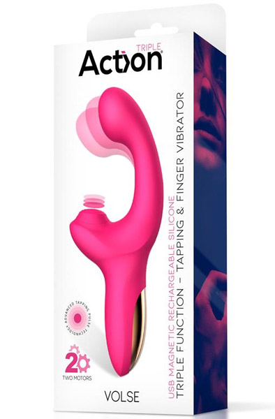 Volse Triple Function Vibe With Finger & Pulsation Tapping - G-Punkt-Vibrator 7