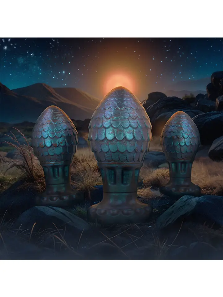 Vrakos Dragon Egg Anal Plug 13,5 cm - XL Buttplug 7