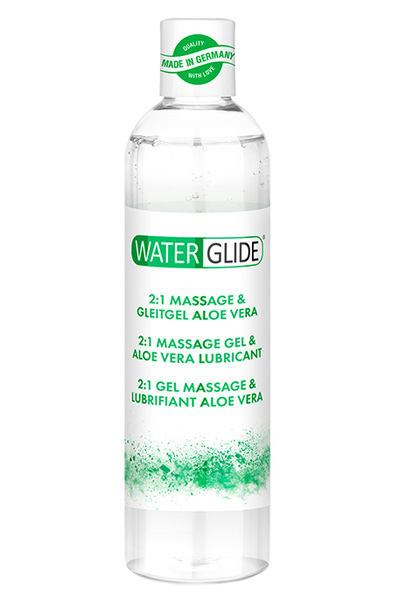 Waterglide 2:1 Massage Gel & Aloe Vera Lubricant 300ml - Gleitmittel & Massagelotion 1