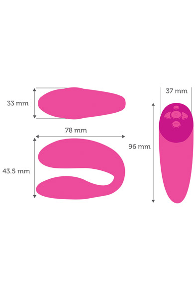 We-Vibe Chorus Pink - Paarvibrator 3