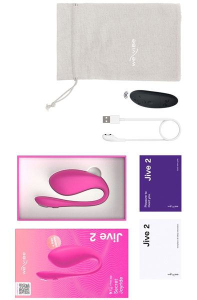 We-Vibe Jive 2 Electric Pink - Ferngesteuerter Vibrator 4