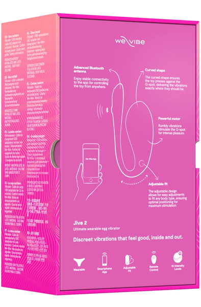We-Vibe Jive 2 Electric Pink - Ferngesteuerter Vibrator 6