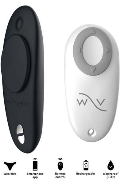 We-Vibe Moxie+ Black - Vibrator für den Slip 1
