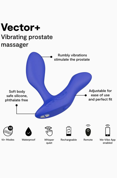 We-Vibe Vector+ Blue - Prostatastimulator 2