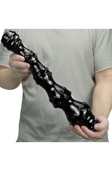Weep Dildo Black 41 cm - Extra dicker Anal-Dildo 2