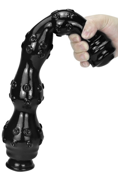 Weep Dildo Black 41 cm - Extra dicker Anal-Dildo 5
