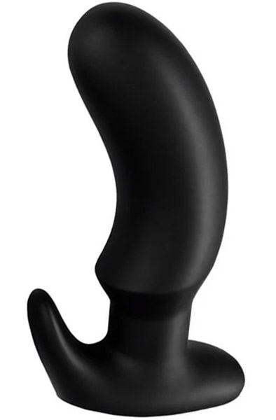 Wolf Sickle Silicone Black L - Extra dicker Anal-Dildo 1