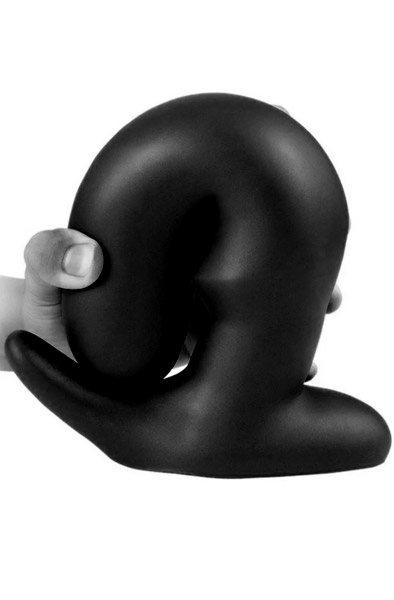 Wolf Sickle Silicone Black L - Extra dicker Anal-Dildo 2