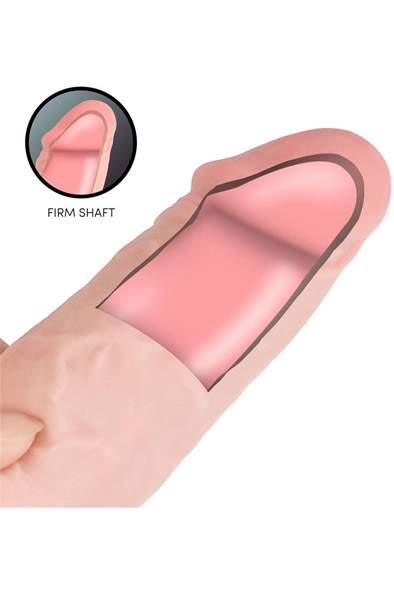 Wolf Triple Density Dildo 17,8 cm - Lifelike dildo 3