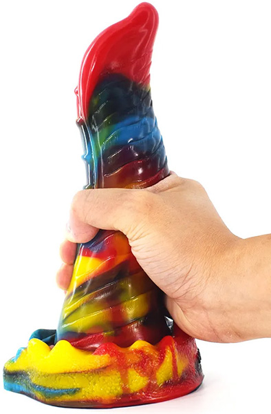 Wolorz Dildo Multicolour 22,5 cm - Drachen-Dildo 3
