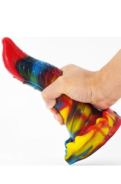 Wolorz Dildo Multicolour 22,5 cm - Drachen-Dildo 4