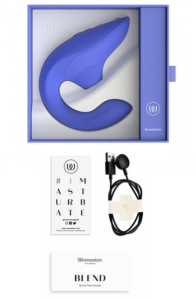 Womanizer Blend Vibrant Blue - Luftdruck-Vibrator 5