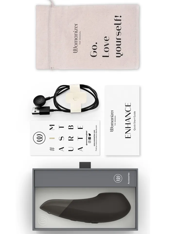 Womanizer Enhance Pulsator Vibrator Black - Air pressure vibrator 5