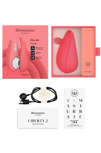 Womanizer Liberty 2 Vibrant Rose - Luftdruck-Vibrator 7