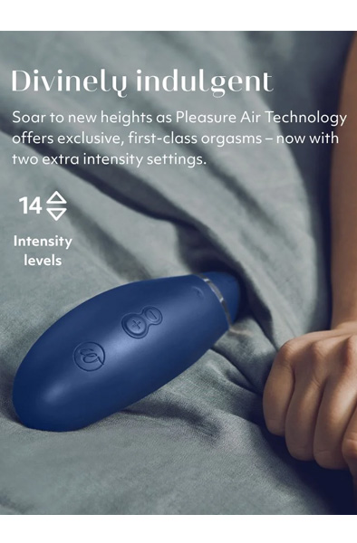 Womanizer Premium 2 Clitoris Stimulator Blue - Luftdruck-Vibrator 2