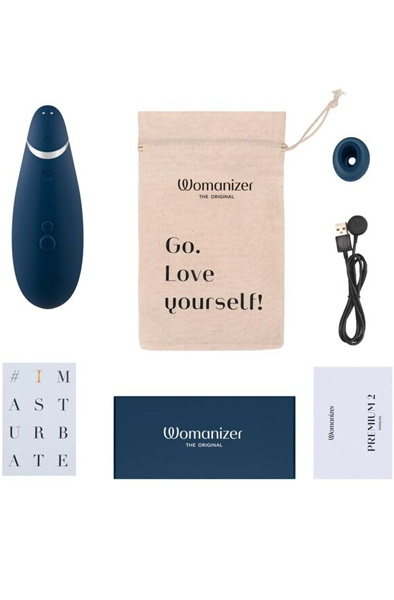 Womanizer Premium 2 Clitoris Stimulator Blue - Luftdruck-Vibrator 5