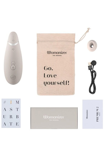 Womanizer Premium 2 Clitoris Stimulator Gray - Luftdruck-Vibrator 5