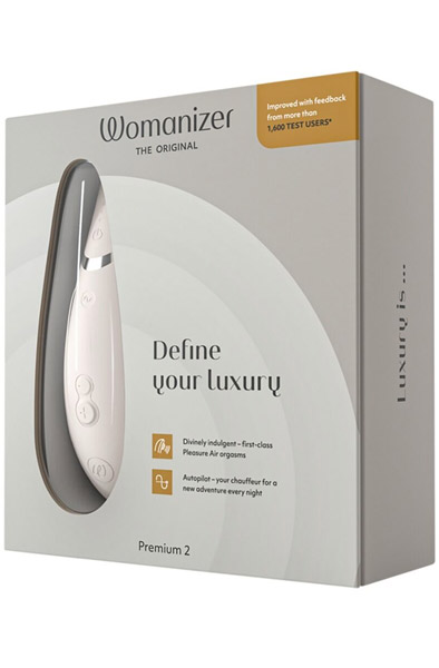 Womanizer Premium 2 Clitoris Stimulator Gray - Luftdruck-Vibrator 6