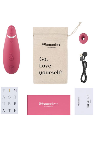 Womanizer Premium 2 Clitoris Stimulator Raspberry - Luftdruck-Vibrator 5