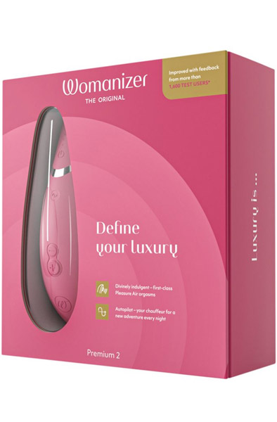 Womanizer Premium 2 Clitoris Stimulator Raspberry - Luftdruck-Vibrator 6