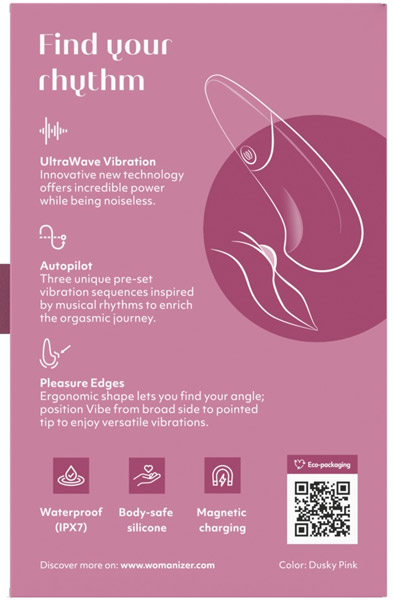 Womanizer Vibe Dusky Pink - Klitoris-Vibrator 6