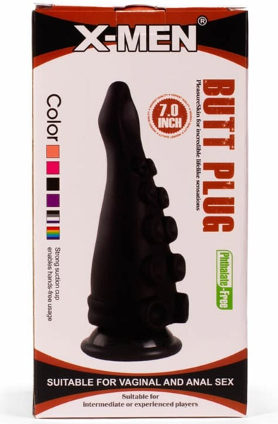 X-Men Butt Plug Black 18 cm - Monster-Dildo 3