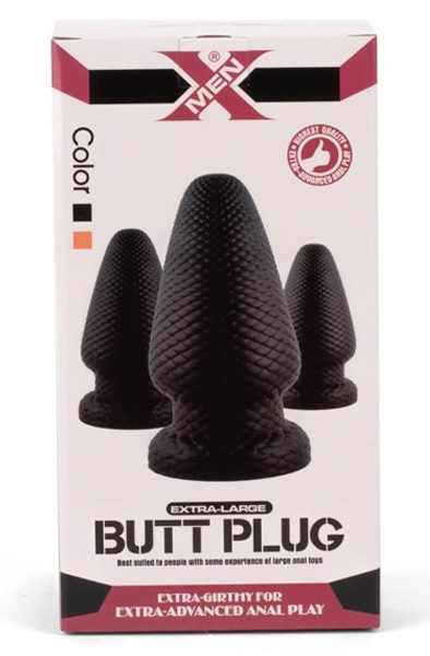 X-Men Butt Plug Black 20,3 cm - XL Buttplug 4