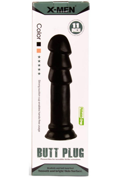 X-Men Butt Plug Black 28 cm - XL Buttplug 2