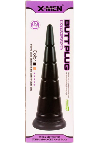 X-Men Butt Plug Black 30,5 cm - XXL-Analplug 2