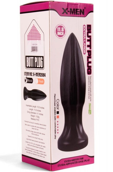X-Men Butt Plug Black 30 cm - XXL-Analplug 2