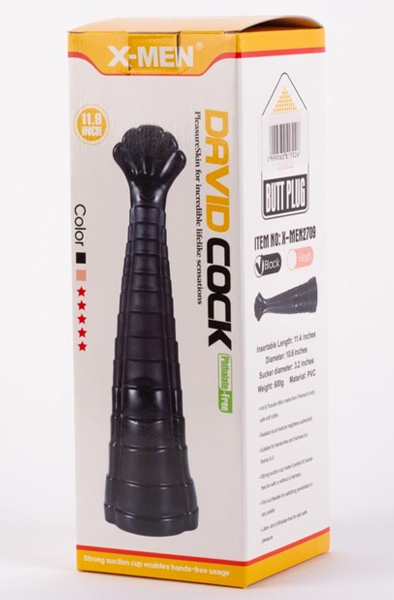 X-Men David's Cock Black 30 cm - Drachen-Dildo 5