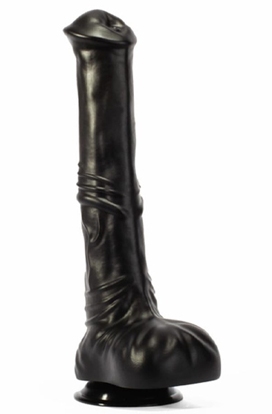 X-Men David's Cock Black 31,5 cm - Drachen-Dildo 5
