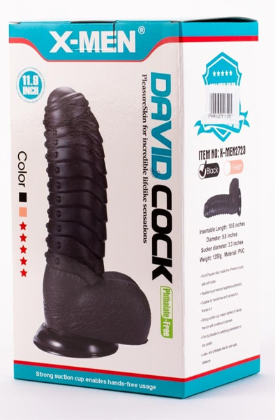 X-Men David's Monster Cock Black 27 cm - Drachen-Dildo 7