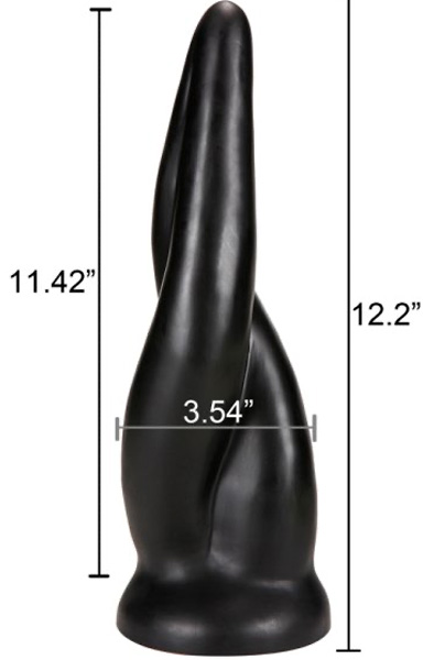 X-Men Extra Large Butt Plug Black 30 cm - Analplug 3