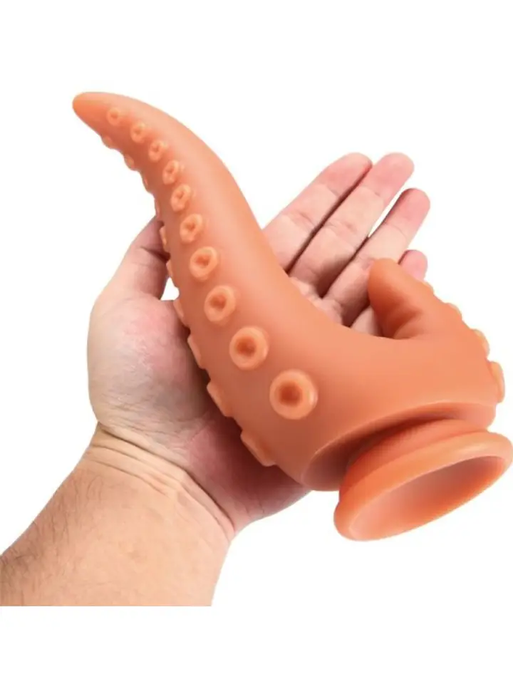X-Men Octopus Sucke Butt Plug Golden - Monster dildo 3