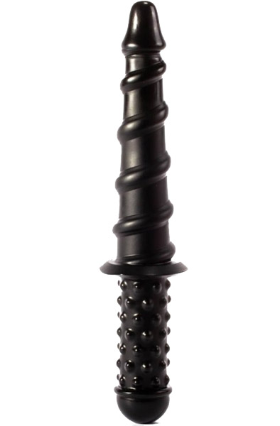 X-Men Sword Handle Butt Plug Black 35 cm - Dildo mit Griff 1