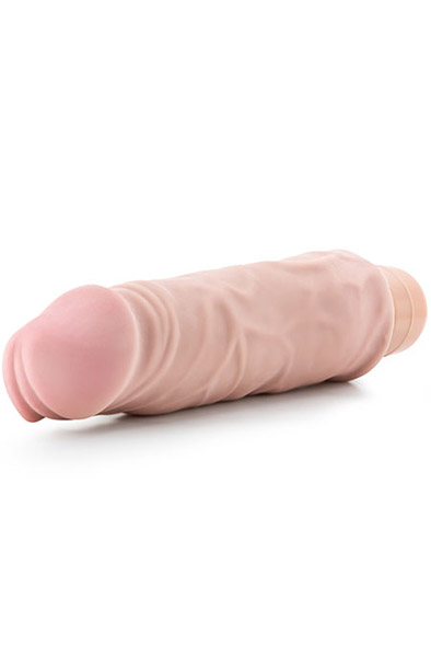 X5 Plus Vibrating Hard On Beige 22 cm - Vibrierender Dildo 2