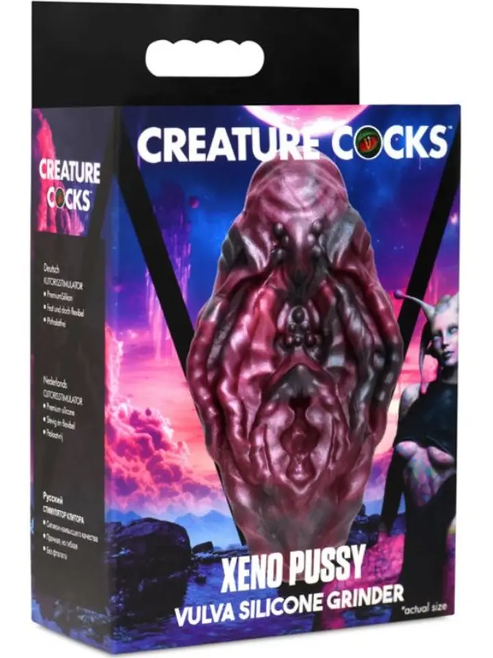 Xeno Pussy Vulva Silicone Grinder - Clitoral stimulator 6