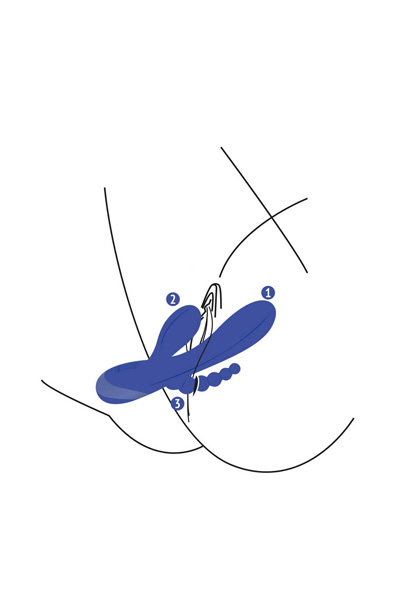 Xocoon Triple Love Vibrator - 6