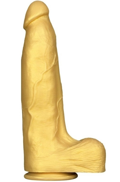 XXL Silicone Dildo Gold 33 cm - XXL-Dildo 1