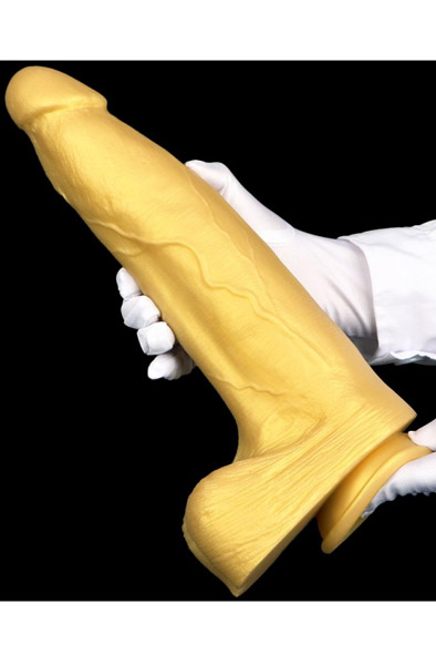 XXL Silicone Dildo Gold 33 cm - XXL-Dildo 3