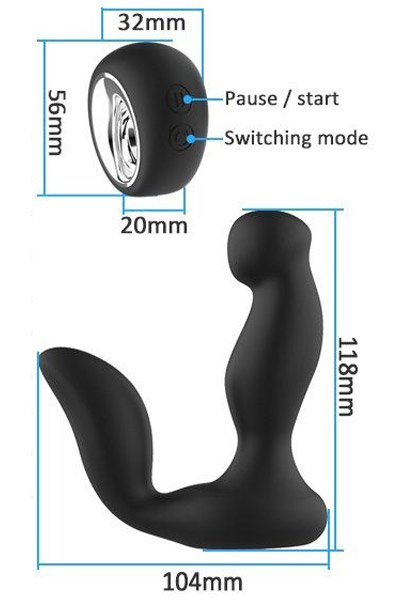 Zenn Anal Pleasure Remote-Controlled Toy - Prostatastimulator 4