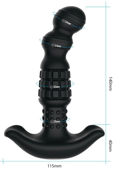 Zenn Analvergnügen Rotierender P-Punkt Vibrator - Prostatastimulator 4