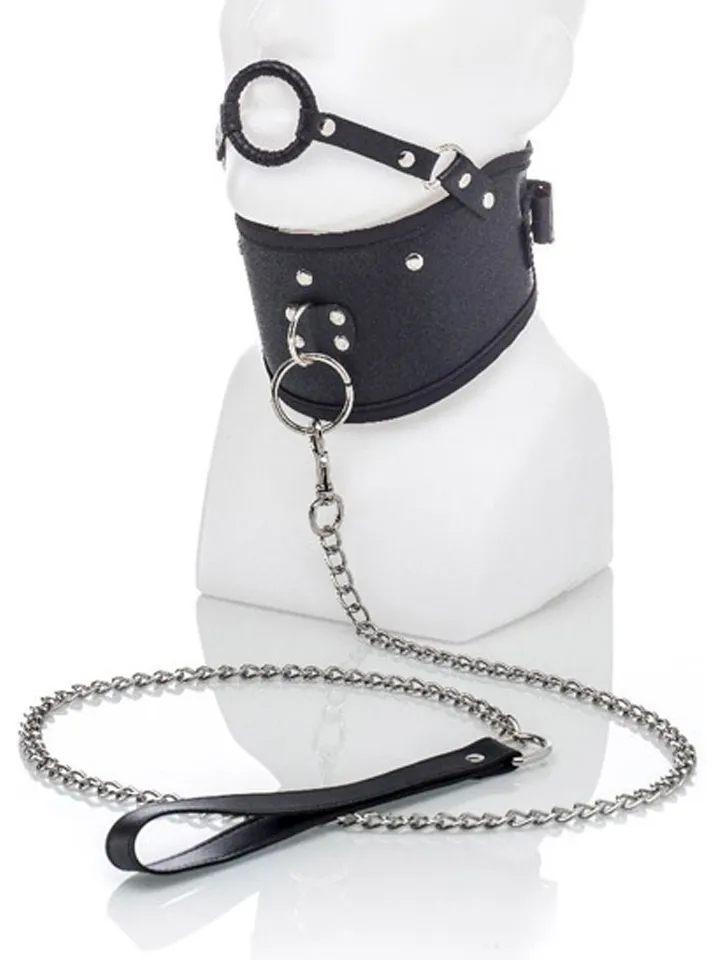 Zenn Collar With Mouth Ring & Leash - Collar & leash 1 [full]