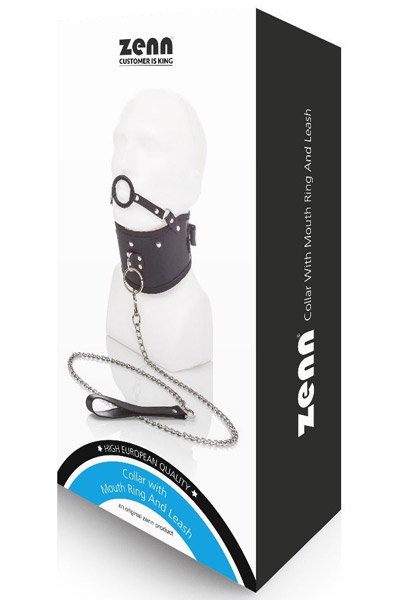 Zenn Collar With Mouth Ring & Leash - Collar & leash 3